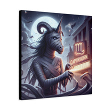 Load image into Gallery viewer, Canvas Print - Halloween Capricorn Astrology Mummy
