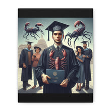Load image into Gallery viewer, Graduation Canvas Art, Unique Artwork for Graduates, Funny Graduation Gift, Family Keepsake, Wall Decor

