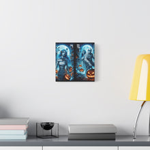 Load image into Gallery viewer, Aquarius Halloween Canvas Wall Art, Spooky Decor, Unique Gift, Home Decoration, Witch Theme Art, Perfect for Fall, Mysterious Vibe
