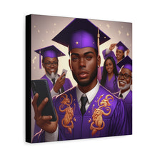 Load image into Gallery viewer, Celebrate Graduation with Custom Matte Canvas Art, Graduation Gift, Home Decor, Wall Art, Unique Graduation Keepsake

