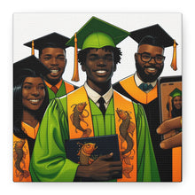 Load image into Gallery viewer, Graduation Canvas Print, Celebratory Artwork for Graduates, Stylish Home Decor, Gift for Graduates, Unique Wall Art
