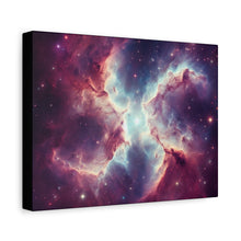 Load image into Gallery viewer, Galactic Canvas Art, Celestial Wall Decor, Cosmic Artwork, Space-Themed Home Decor, Stretched Canvas Print
