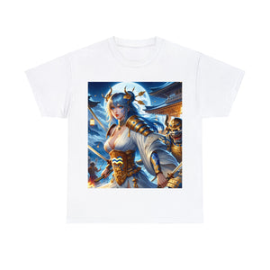 Samurai Aquarius (F4) Unisex Heavy Cotton Tee