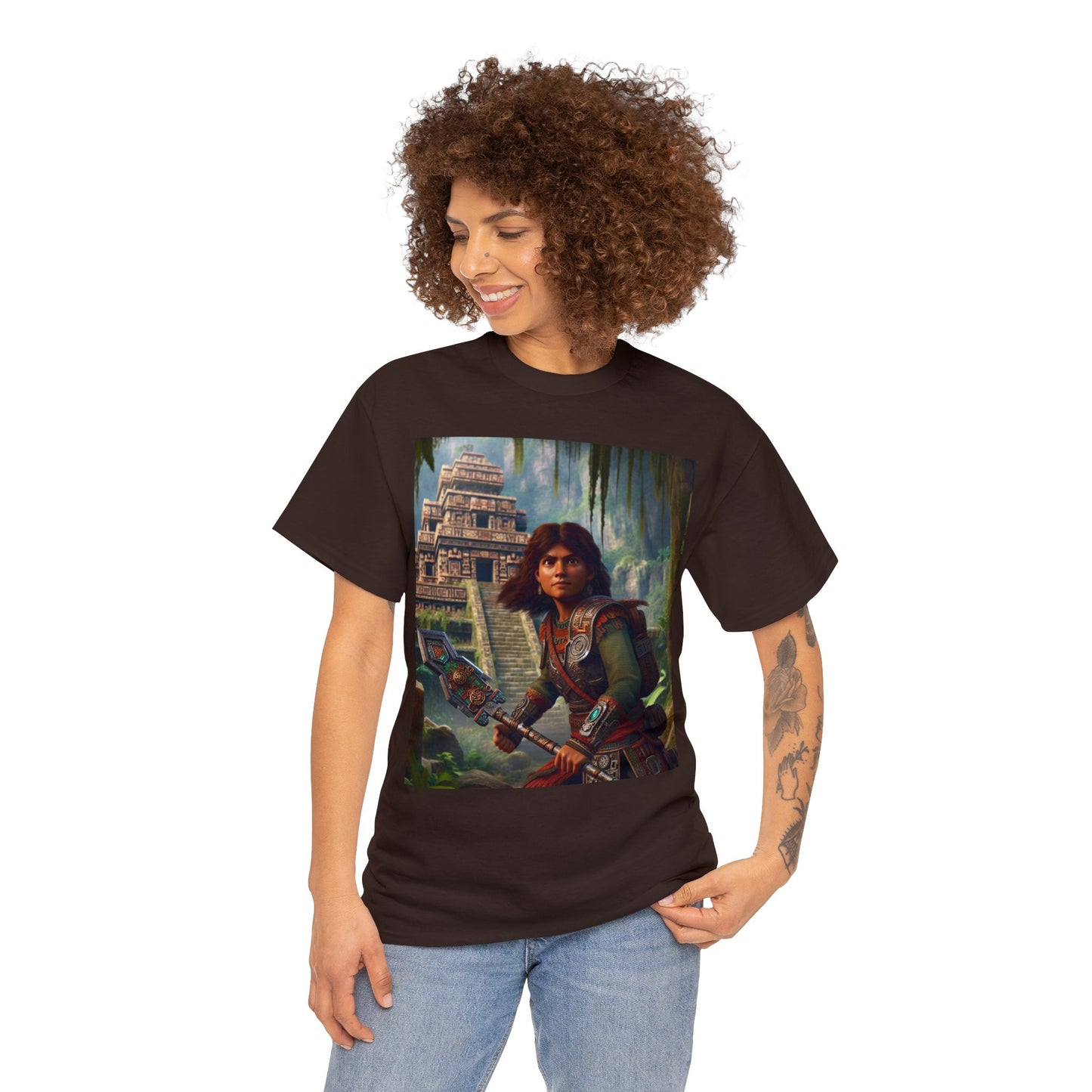 Virgo Aztec (F4) Unisex Heavy Cotton Tee