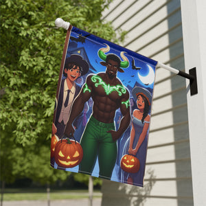 Taurus Halloween (1) Garden & House Banner