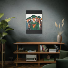 Load image into Gallery viewer, Graduation Canvas Art, Custom Grad Gift, Wall Decor, Graduation Celebration, Personalized Graduation Print
