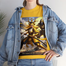 Load image into Gallery viewer, Samurai Gemini (F1) Unisex Heavy Cotton Tee
