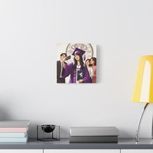 Load image into Gallery viewer, Graduation Canvas Art Print, Perfect Gift for Graduates, Wall Decor for Celebration, Home Office Decoration, Unique Graduation Gift
