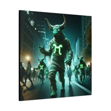 Load image into Gallery viewer, Mystical Taurus Canvas Wall Art, Zodiac Decor, Home Wall Decoration, Gift for Astrology Lovers, Unique Art Piece
