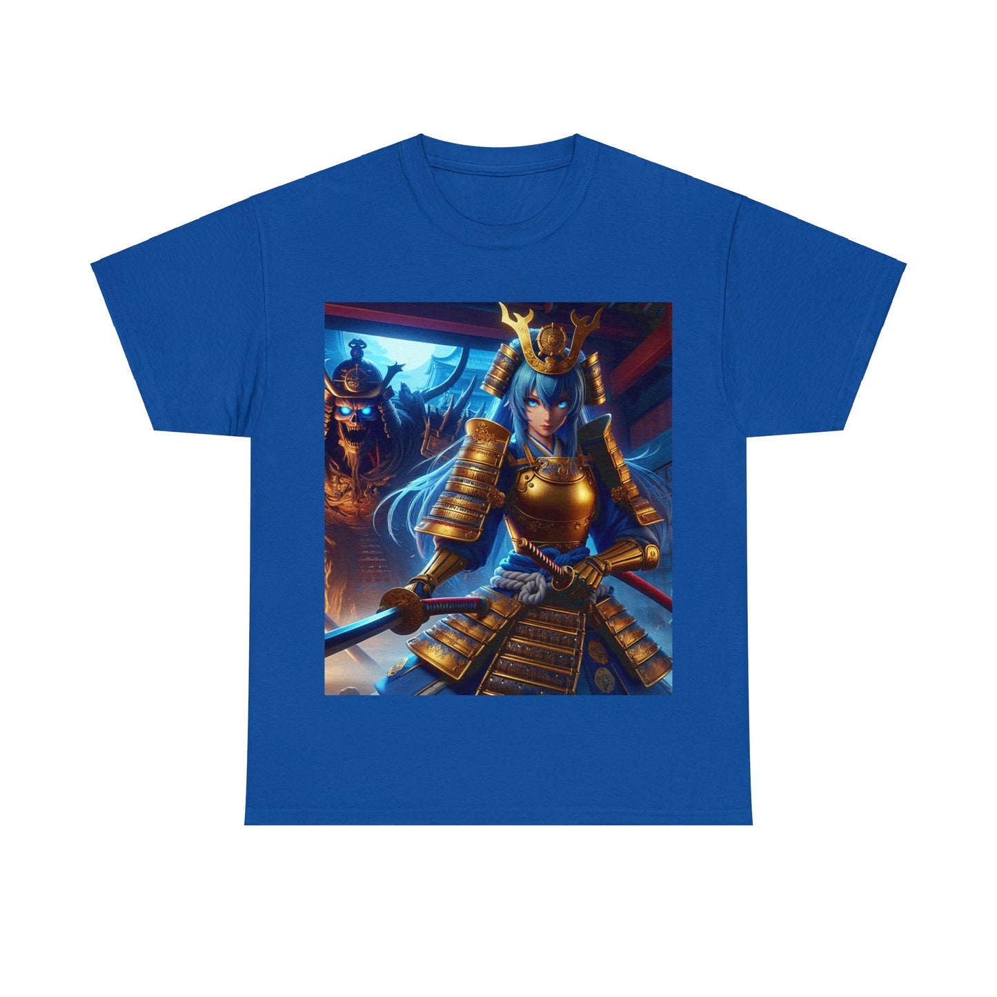 Samurai Aquarius (F2) Unisex Heavy Cotton Tee