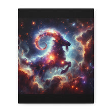 Load image into Gallery viewer, Stretched Canvas Print, Cosmic Goat Art, Zodiac Decor, Aries Gift, Astrological Wall Art, Astrology Home Decor
