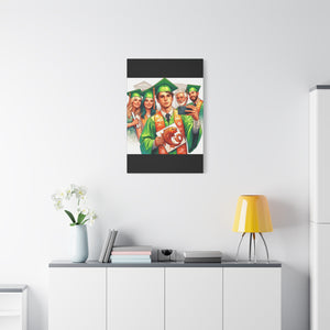 Graduation Canvas Print, Customizable Wall Art, Gift for Graduates, Celebration Decor, High School Graduation