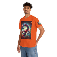Load image into Gallery viewer, Cosmic Scorpion Tee | Unisex Heavy Cotton Tee | Astrowar Graphic Tees | Space Lover Apparel | Unique Astrology Shirt | Gift for Star [...]
