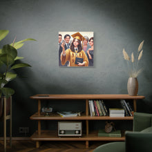 Load image into Gallery viewer, Graduation Canvas Art, Personalized Gift, Wall Decor, Student Art, Custom Framed Print, Graduation Celebration Decor
