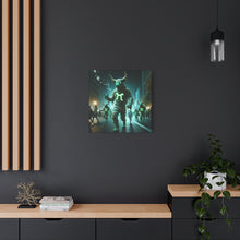 Load image into Gallery viewer, Mystical Taurus Canvas Wall Art, Zodiac Decor, Home Wall Decoration, Gift for Astrology Lovers, Unique Art Piece
