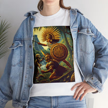 Load image into Gallery viewer, Leo Aztec (F1) Unisex Heavy Cotton Tee
