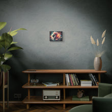 Load image into Gallery viewer, Cosmic Lion Canvas Wall Art, Abstract Lion Decor, Celestial Prints, Space Animal Artwork, Dreamy Home Decor
