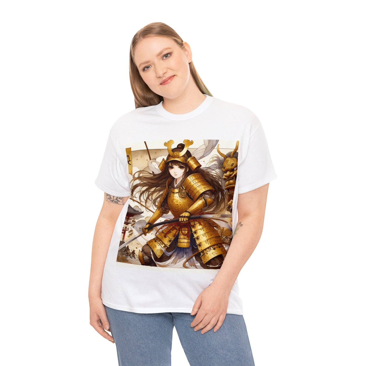 Samurai Virgo (F2) Unisex Heavy Cotton Tee