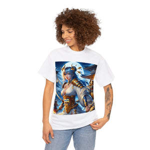 Samurai Aquarius (F4) Unisex Heavy Cotton Tee