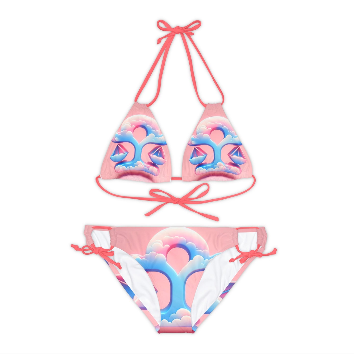 Libra (1) Strappy Bikini Set (AOP)