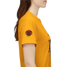 Load image into Gallery viewer, Aries Heart Tee, Unisex Heavy Cotton T-Shirt, Astrology Gift, Birthday Present, Graphic Tee, Casual Wear, Unique Design
