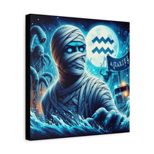 Load image into Gallery viewer, Mummy-Themed Canvas Art, Perfect for Halloween and Spooky Decor, Unique Home Wall Art, Great Gift for Horror Lovers, Halloween Decor
