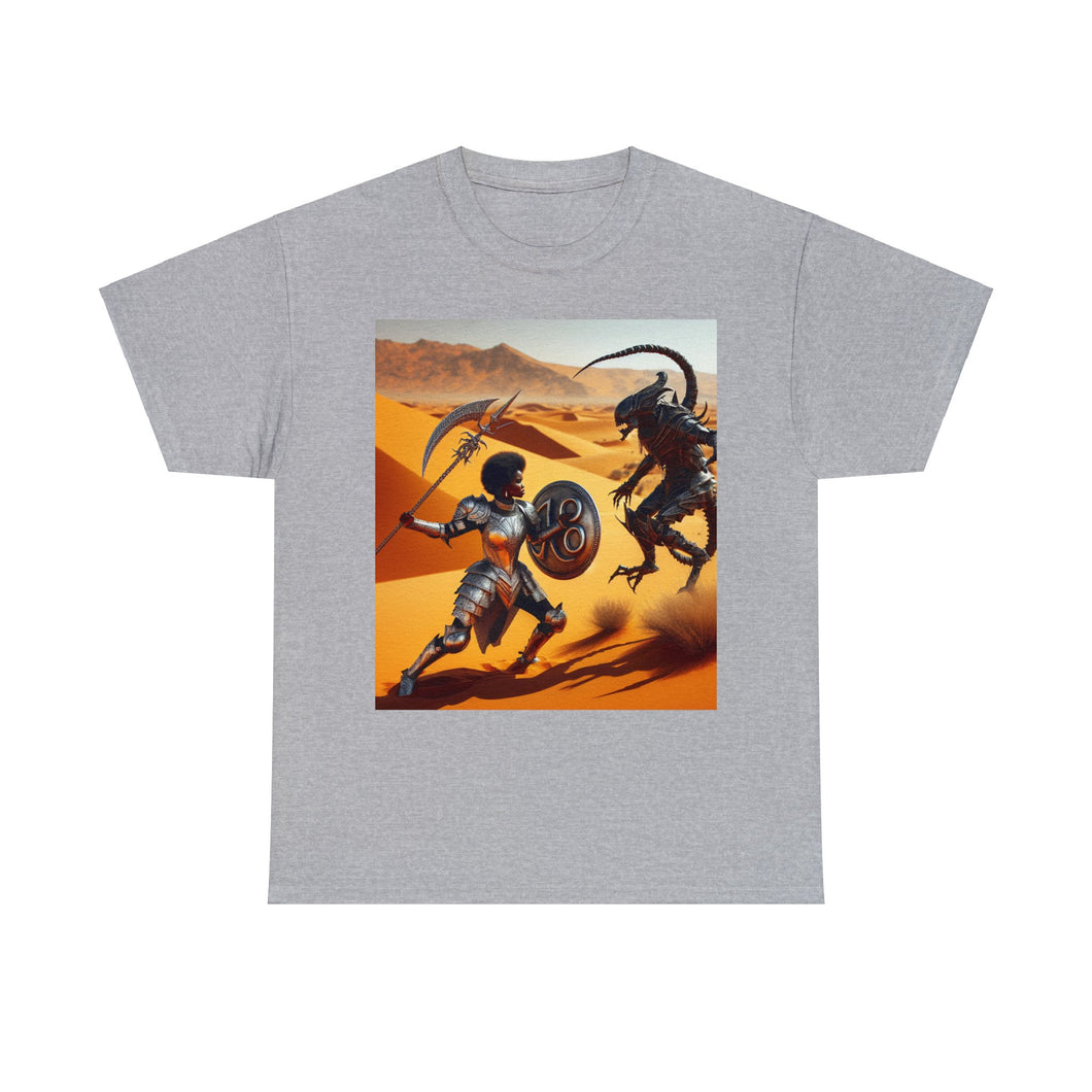 Cancer Zulu (F2) Unisex Heavy Cotton Tee