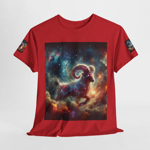 Aries Celestial Astrology Tee - Unisex Short Sleeve Shirt, Cosmic T-Shirt, Horoscope Apparel, Astrology Gift, Zodiac Wear