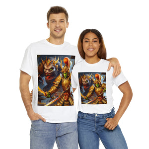 Samurai Pisces (2) Unisex Heavy Cotton Tee