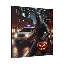 Load image into Gallery viewer, Halloween Canvas Wall Art, Spooky Mummy Decor, Perfect for Fall Home Decoration, Haunted House Vibes, Unique Gift Idea
