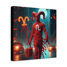 Load image into Gallery viewer, Canvas Wall Art, Aries Decor, Zodiac Gift, Home Wall Decor, Astrological Artwork
