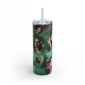 My Taurus Valentine (2) Maars Maker Skinny Matte Tumbler, 20oz