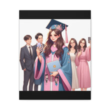 Load image into Gallery viewer, Custom Graduation Canvas Art, Celebration Decor, Gift for Graduates, Wall Art for Achievements, High School or College Graduation
