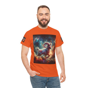Aries Celestial Astrology Tee - Unisex Short Sleeve Shirt, Cosmic T-Shirt, Horoscope Apparel, Astrology Gift, Zodiac Wear