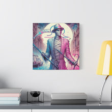 Load image into Gallery viewer, Canvas Print - Halloween Libra Mummy Astrology Design
