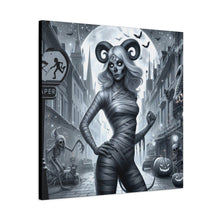 Load image into Gallery viewer, Canvas Print - Halloween Capricorn Astrology Mummy
