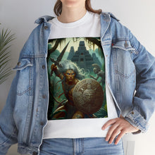 Load image into Gallery viewer, Cancer Aztec (1) Unisex Heavy Cotton Tee
