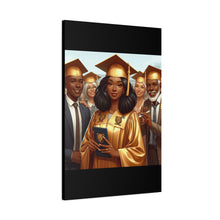 Load image into Gallery viewer, Graduation Canvas Print, Celebration Wall Art, Graduation Gift, Inspired Decor, Educational Achievement, Customizable Artwork
