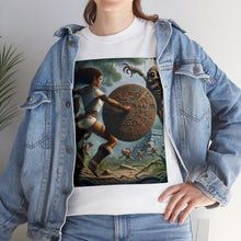 Load image into Gallery viewer, Virgo Aztec (F3) Unisex Heavy Cotton Tee
