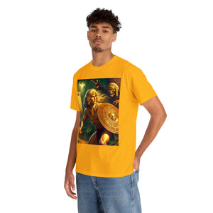 Leo Aztec (4) Unisex Heavy Cotton Tee