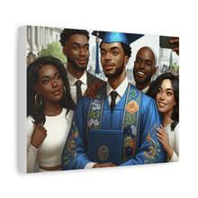Load image into Gallery viewer, Graduation Celebration Canvas Wall Art, Personalized Gift, Home Décor, Graduation Keepsake, Unique Family Portrait
