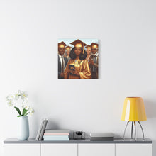 Load image into Gallery viewer, Graduation Canvas Print, Celebration Wall Art, Graduation Gift, Inspired Decor, Educational Achievement, Customizable Artwork
