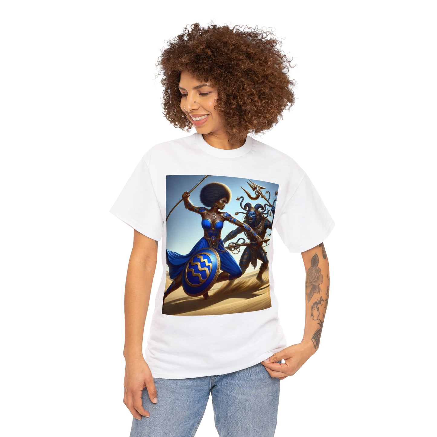 Aquarius Zulu (F1) Unisex Heavy Cotton Tee