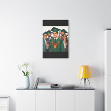 Load image into Gallery viewer, Graduation Canvas Art, Custom Grad Gift, Wall Decor, Graduation Celebration, Personalized Graduation Print

