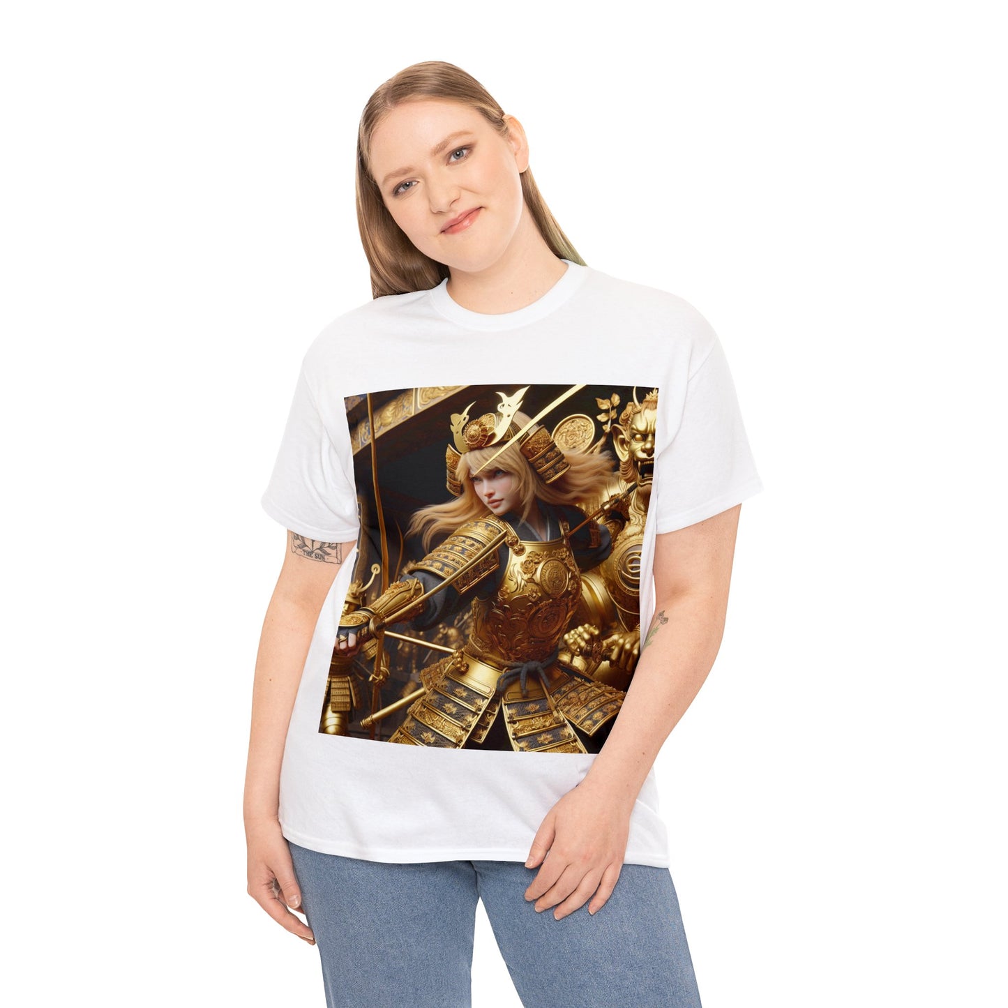 Samurai Leo (F2) Unisex Heavy Cotton Tee