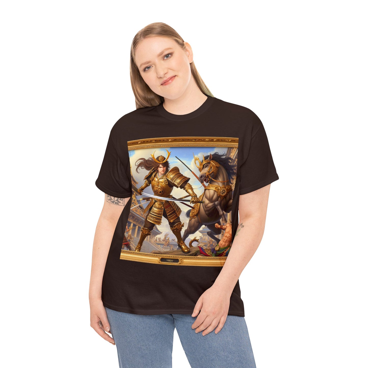 Samurai Virgo (4) Unisex Heavy Cotton Tee