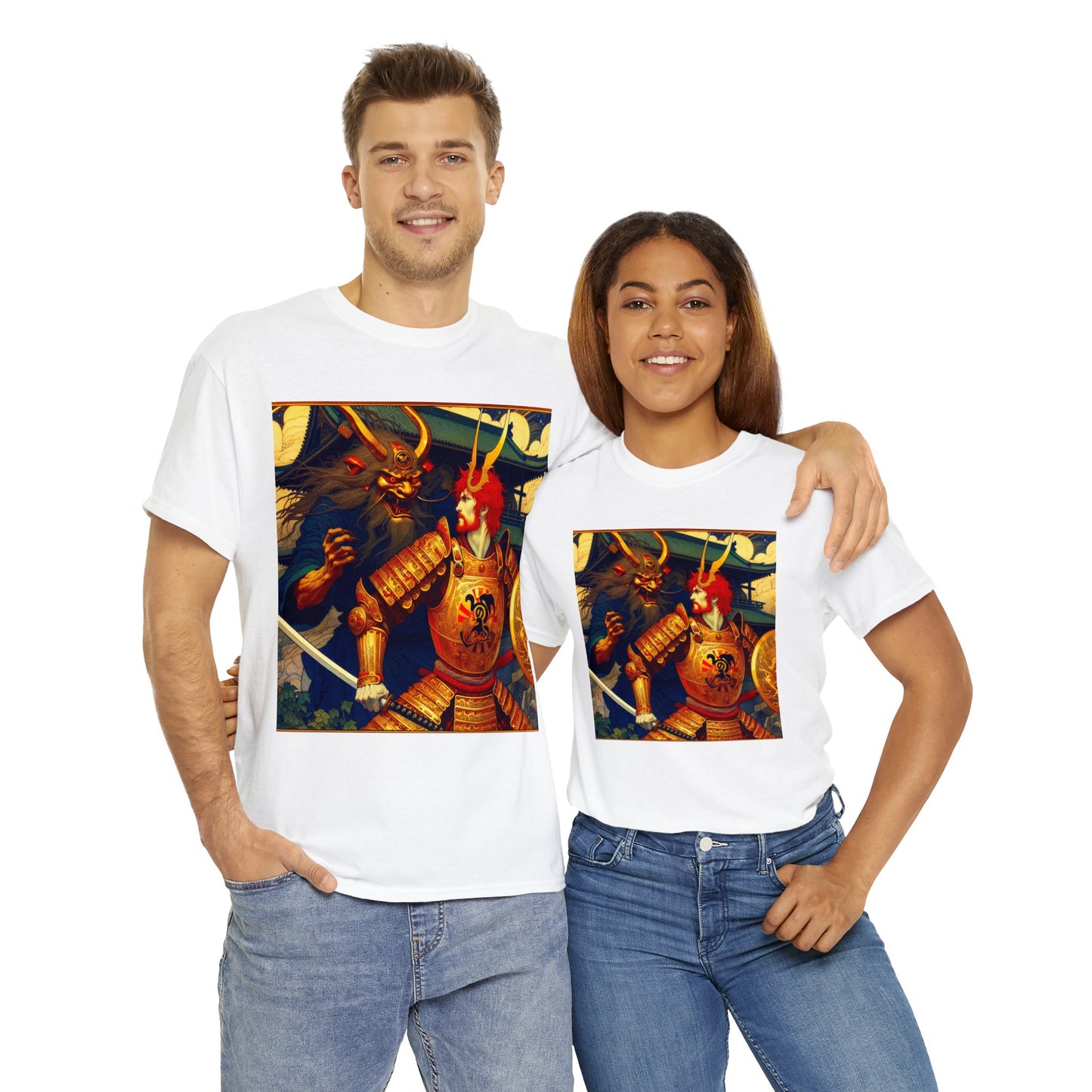 Samurai Aries (4) Unisex Heavy Cotton Tee