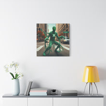 Load image into Gallery viewer, Canvas Print - Halloween Taurus Astrology Mummy
