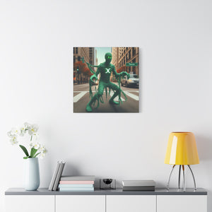 Canvas Print - Halloween Taurus Astrology Mummy
