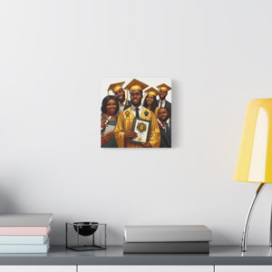 Graduation Celebration Canvas Art, Custom Wall Decor for Graduates, Gift for Newly Graduated, Inspirational Graduate Wall Art, [...]